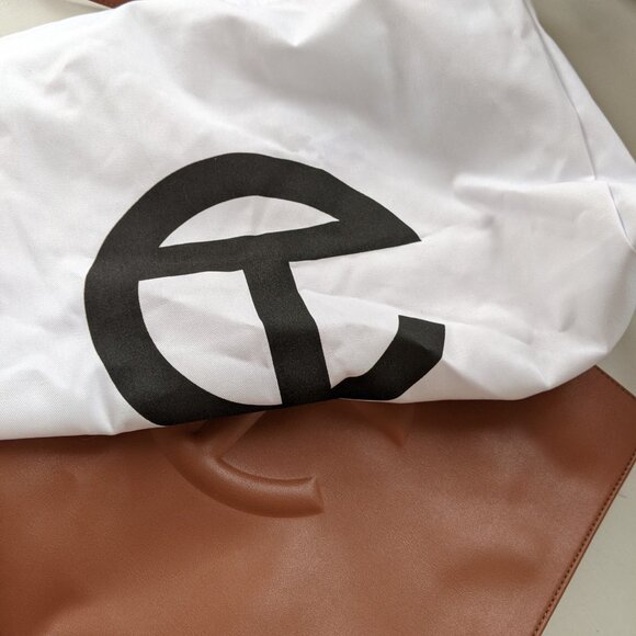 NEW TELFAR BAG LARGE CHESTNUT - Picture 8 of 12